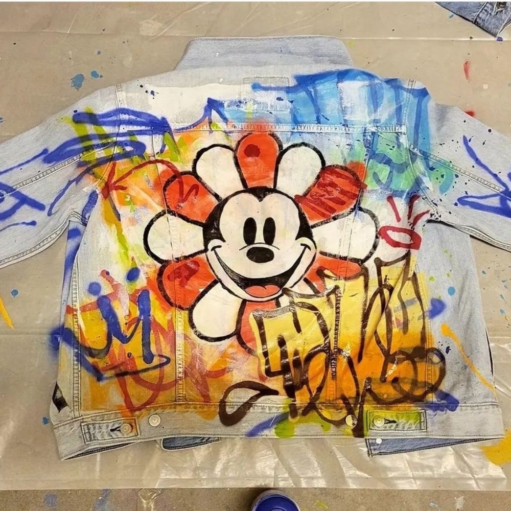 Denim Jacket Hand painted by Dany305